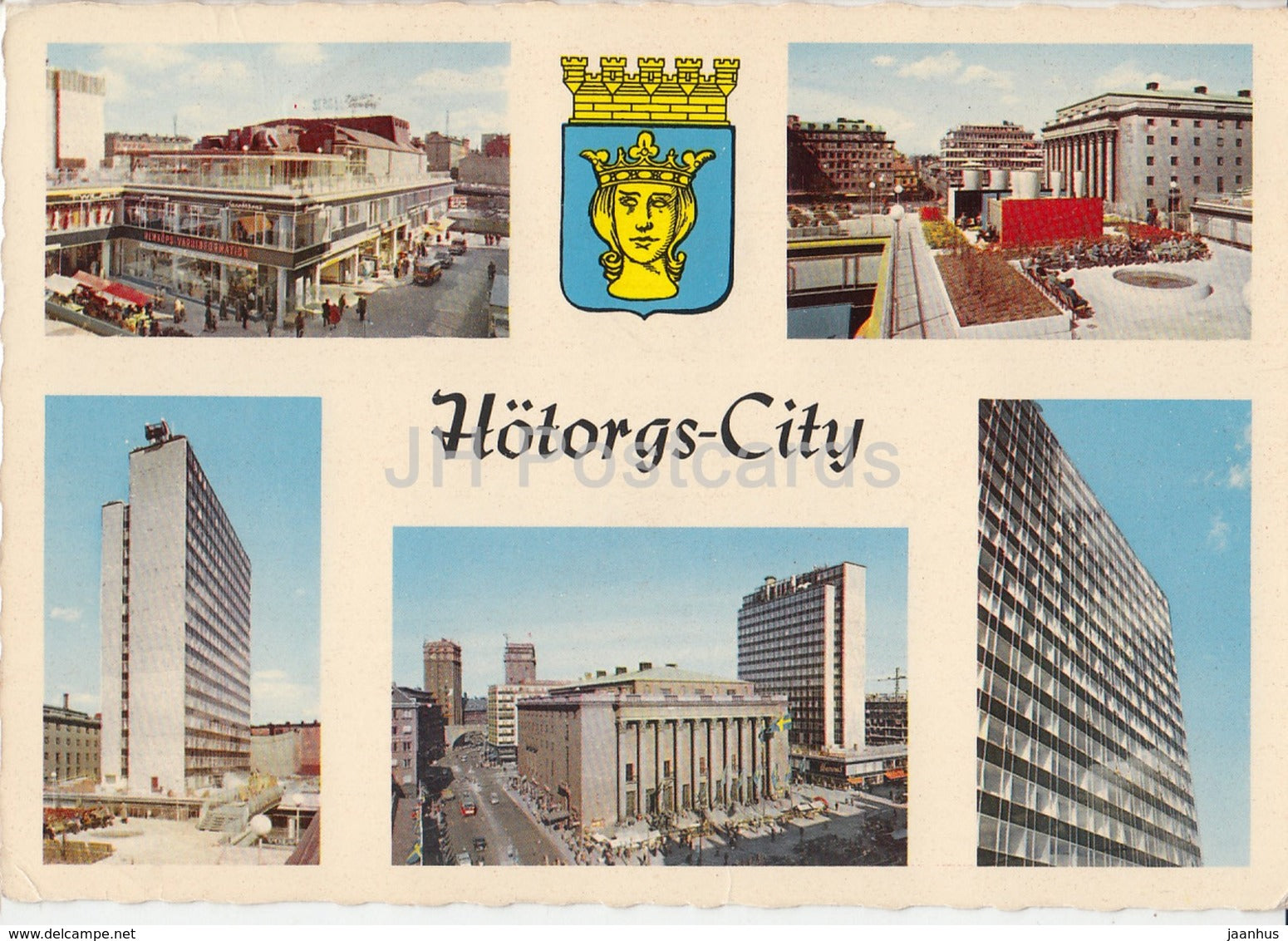 Stockholm - Hotorgs-City - 1959 - Sweden - used - JH Postcards