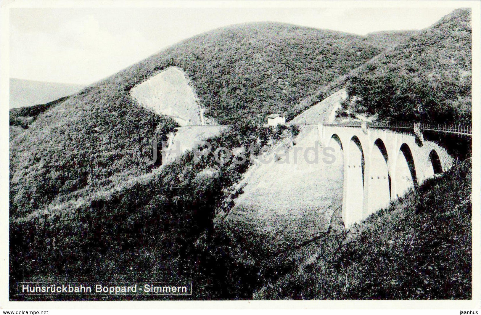 Hunsruckbahn Boppard Simmern - old postcard - 1939 - Germany - used - JH Postcards