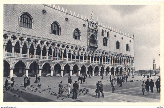 Venezia - Vendig - Venice - Palazzo Ducale e S Giorgio - The Ducal Palace - old postcard - Italy - unused - JH Postcards