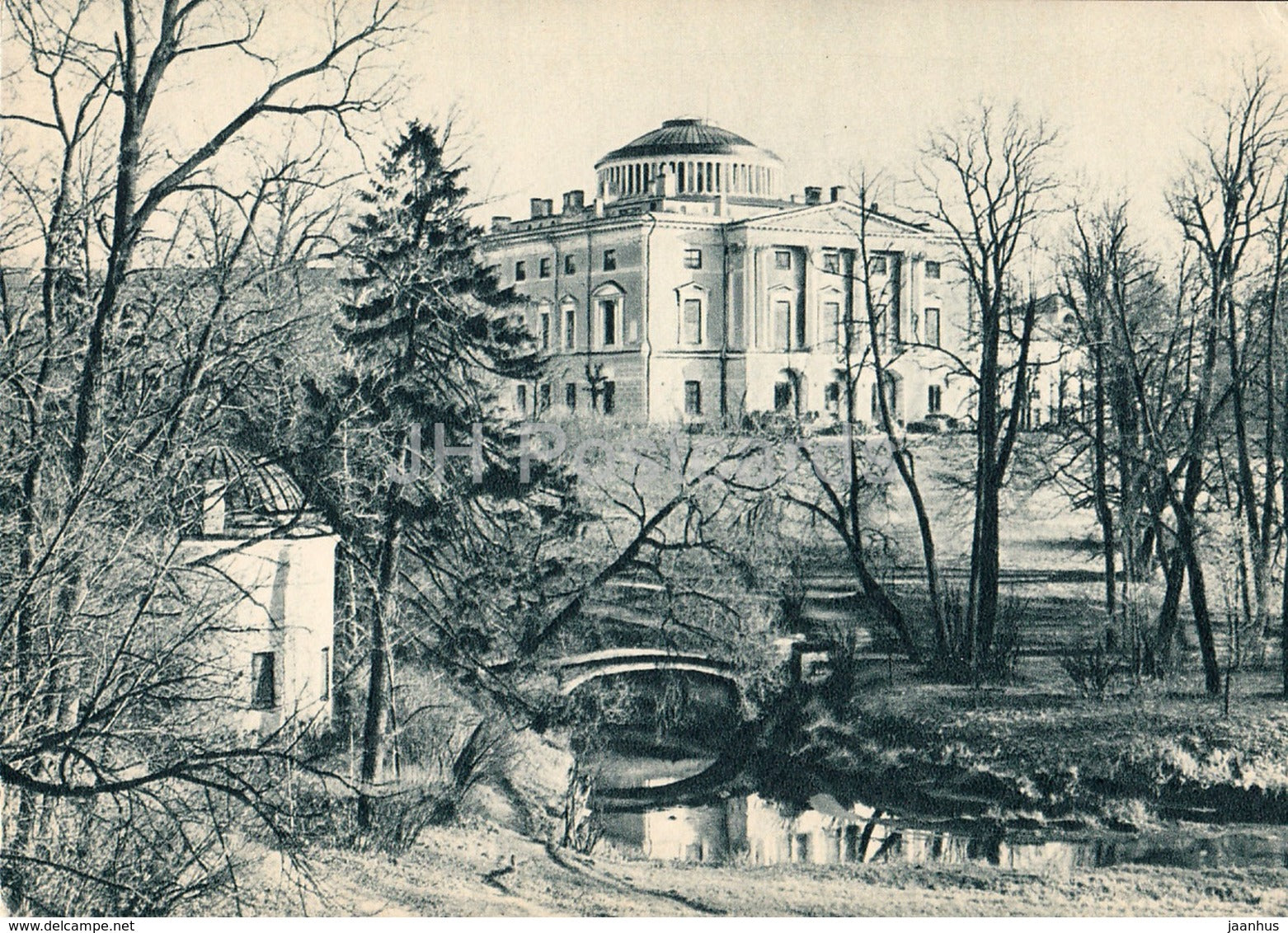 Pavlovsk - View of the Grand Palace - 1960 - Russia USSR - unused - JH Postcards