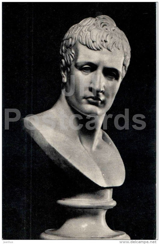 sculpture by Antonio Canova - Napoleon , 1810 - italian art - unused - JH Postcards