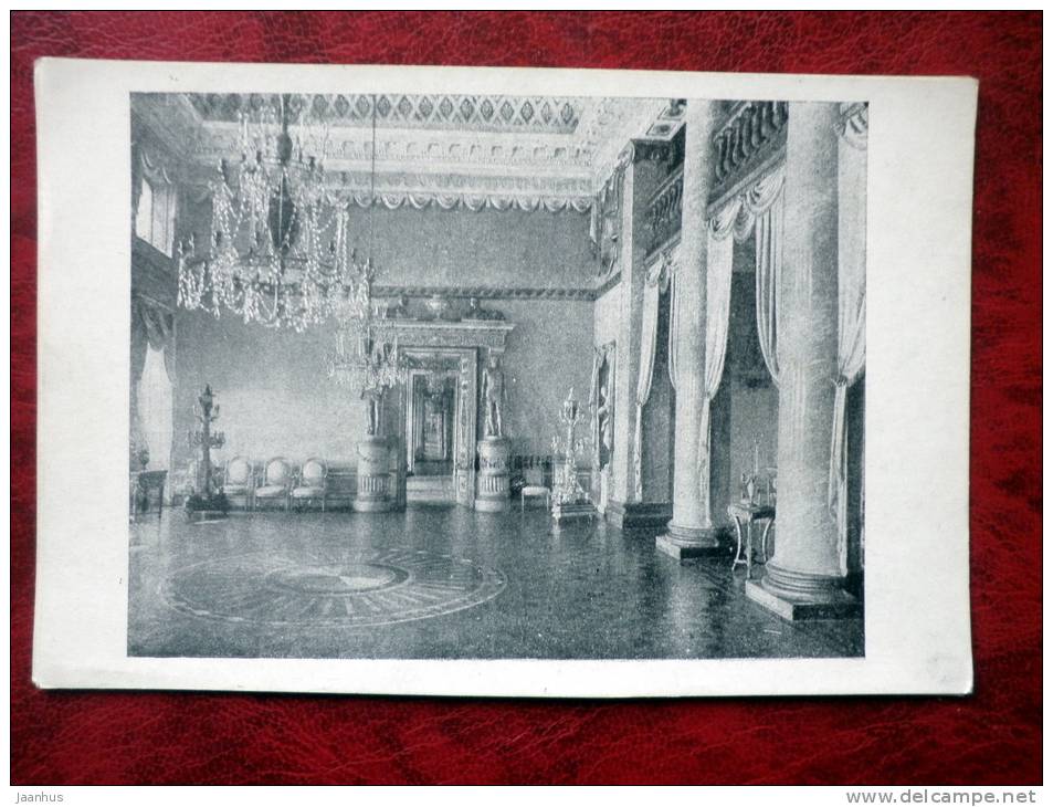 Moscow - Ostankino Palace - museum - upper blue hall - 1951 - Russia - USSR - unused - JH Postcards