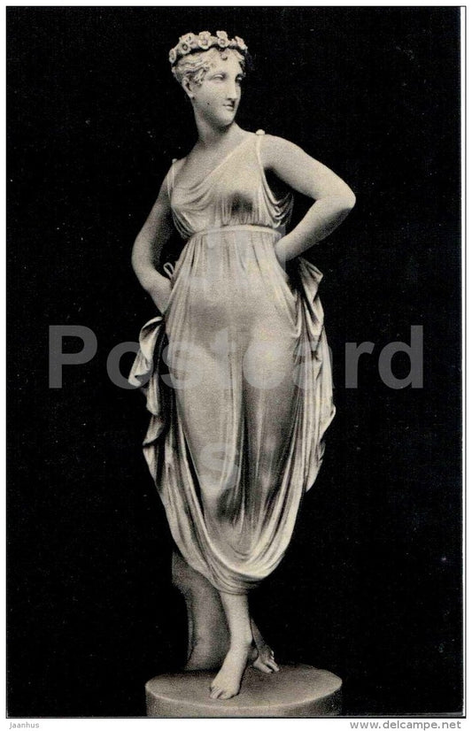 sculpture by Antonia Canova - Dancer , 1811 - italian art - unused - JH Postcards