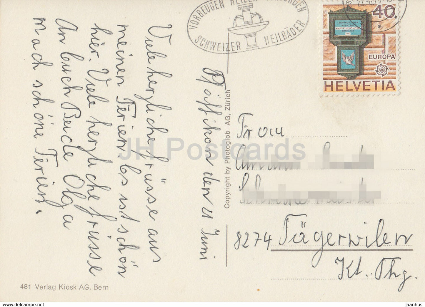 Switzerland - Jungfrau - Berninagruppe - Matterhorn - Luzern - Lugano - multiview - Switzerland - used