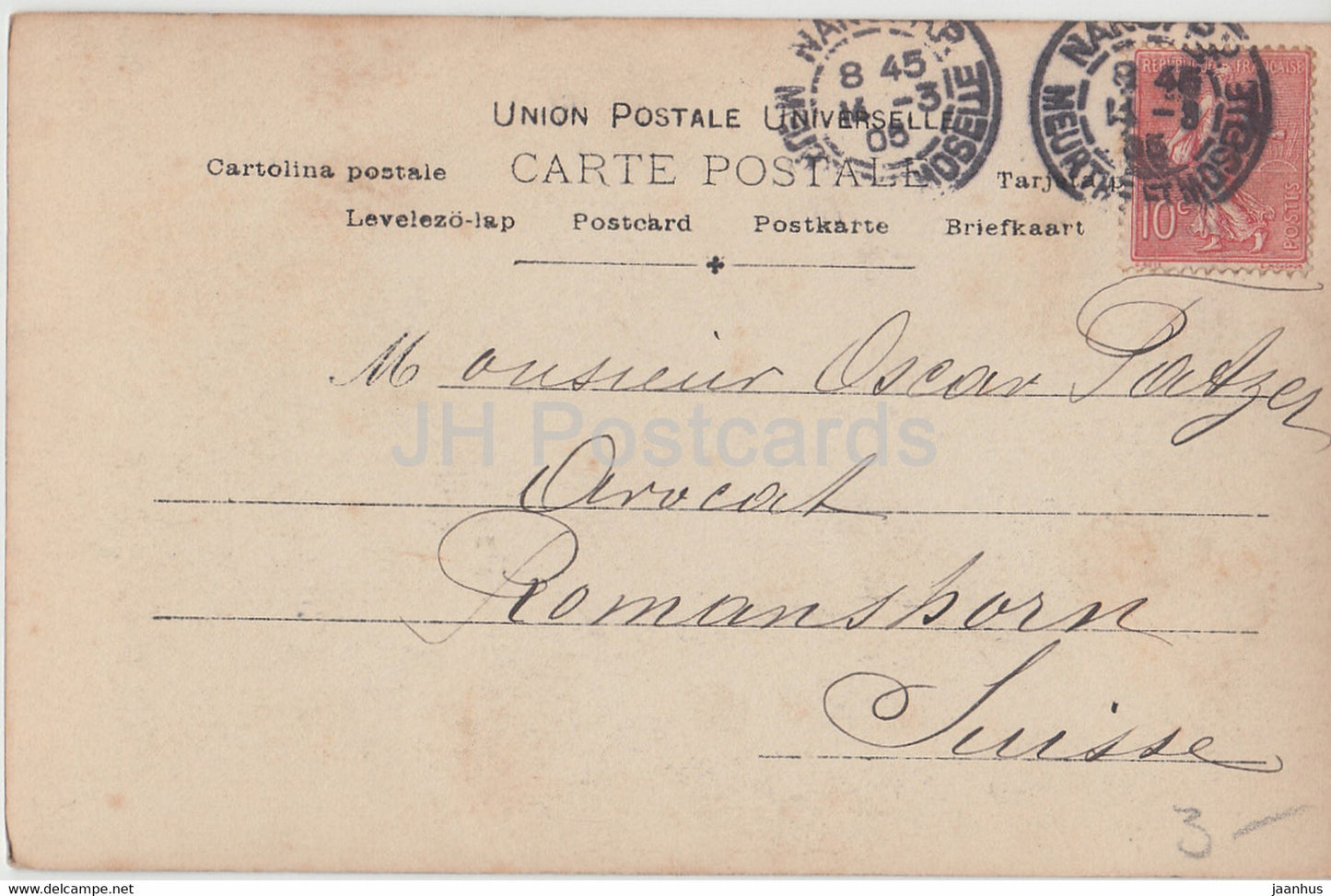 Französische Tänzerin und Vedette Liane de Pougy - Frau - ETE - Reutlinger Paris - alte Postkarte - 1905 - Frankreich - gebraucht
