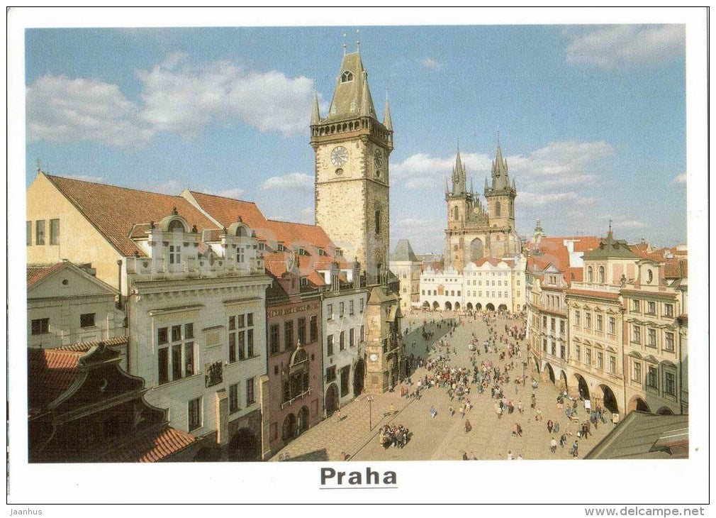 The Old Town Square - Praha - Prague - Czech - unused - JH Postcards