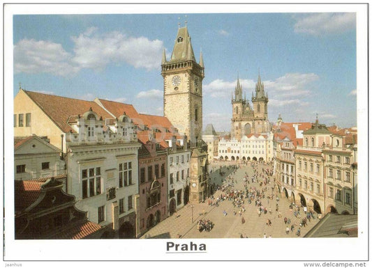 The Old Town Square - Praha - Prague - Czech - unused - JH Postcards