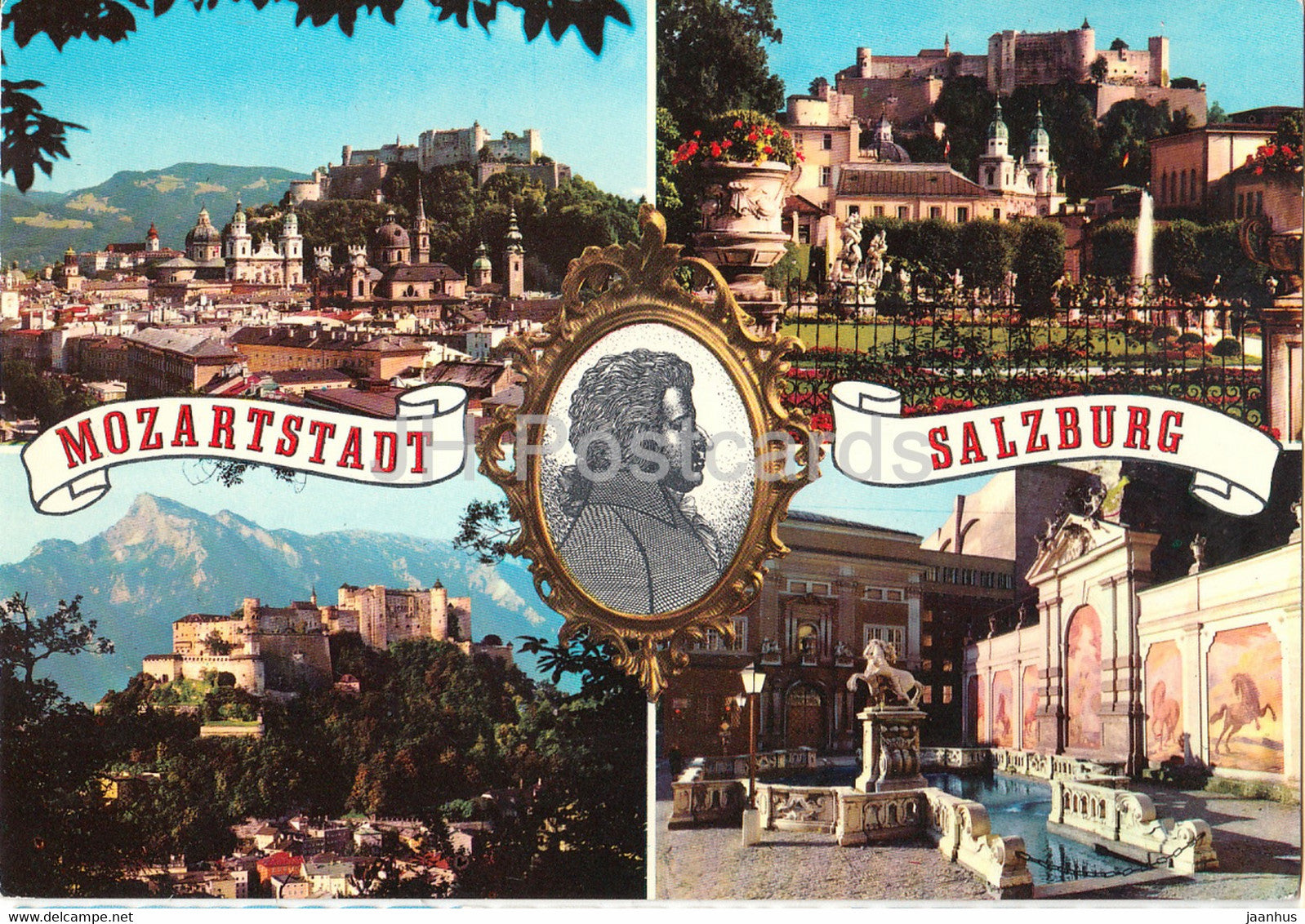 Mozartstadt Salzburg - composer Mozart - Austria - unused - JH Postcards