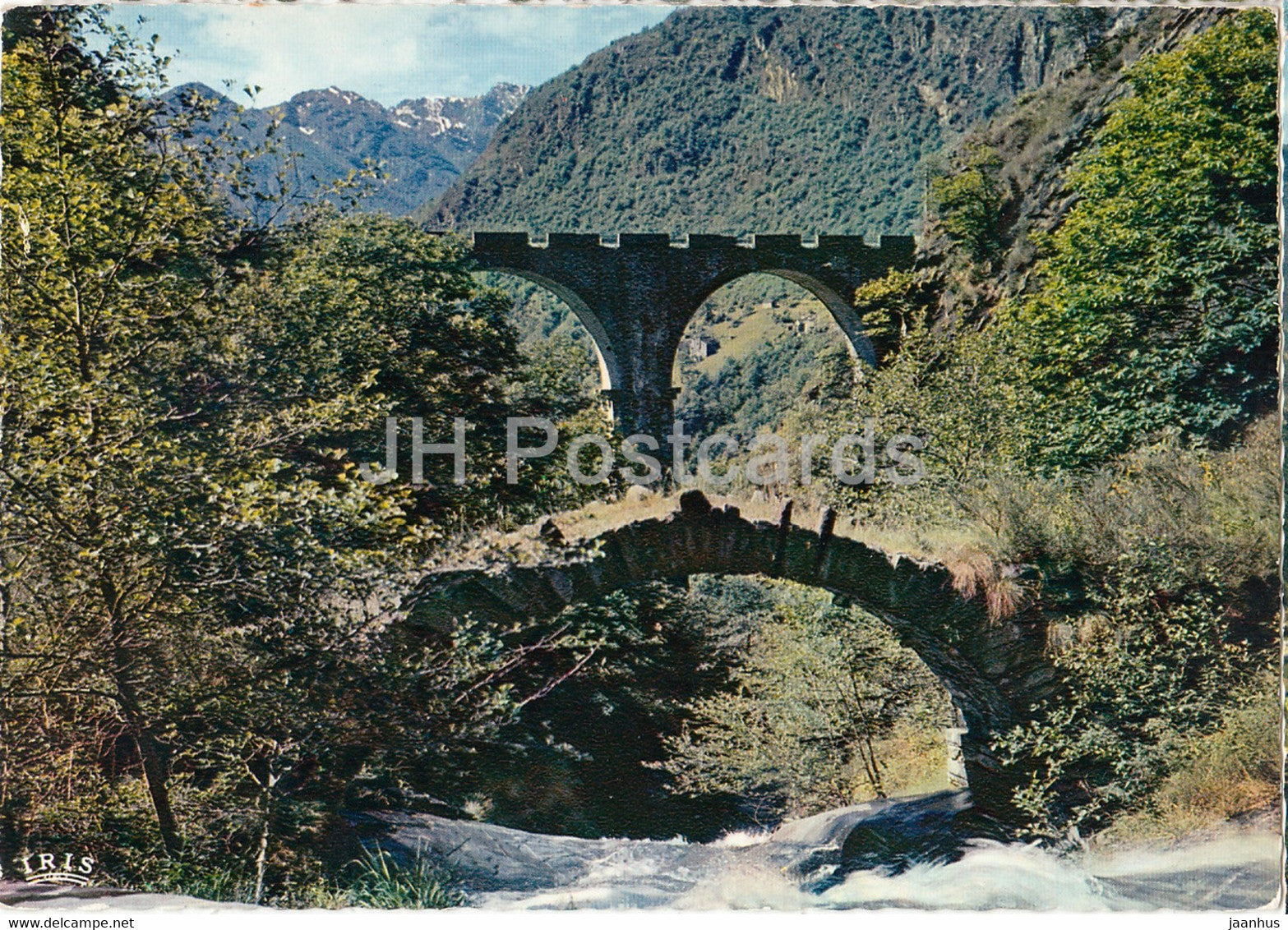 Ponte Vecchio e nuovo - Valle Onsernone - 751 - Switzerland - unused - JH Postcards