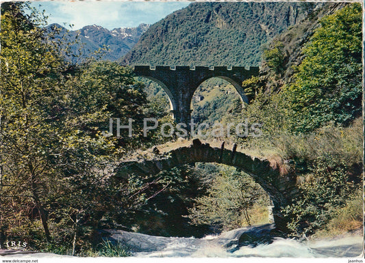 Ponte Vecchio e nuovo - Valle Onsernone - 751 - Switzerland - unused - JH Postcards