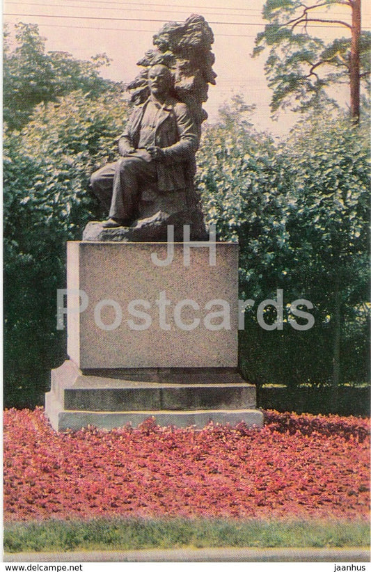 Razliv - monument to Lenin - Lenin Memorial - 1969 - Russia USSR -  unused - JH Postcards