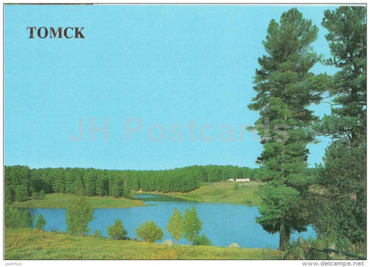 nature near the city - Tomsk - 1987 - Russia USSR - unused - JH Postcards