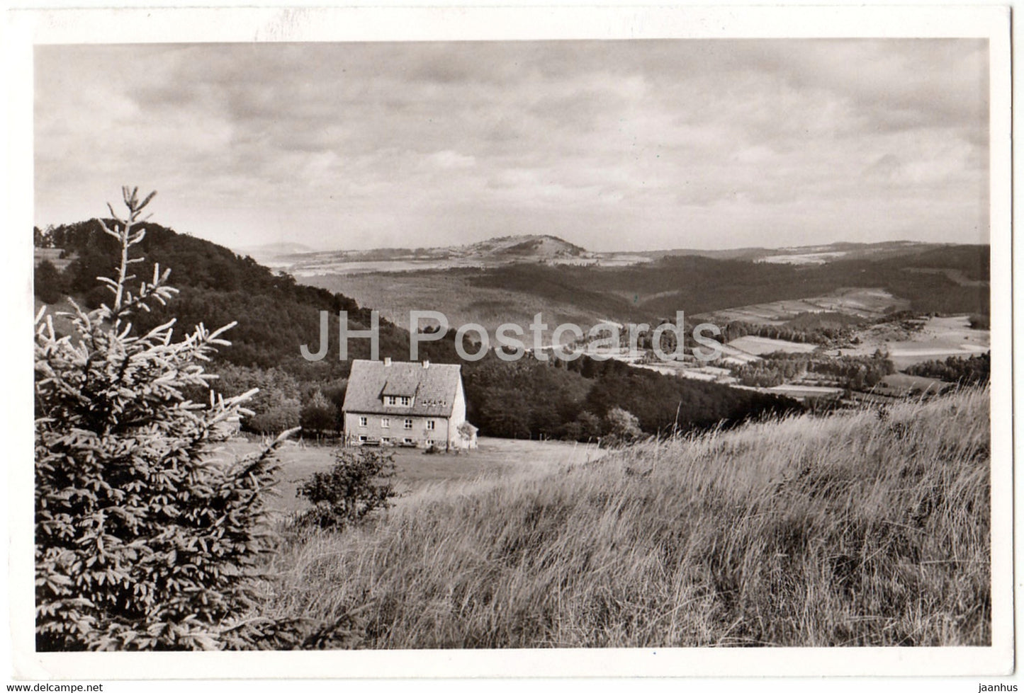 Wurzburger Karl Straub Haus am Farnsberg 786 m - 1964 - Germany - used - JH Postcards