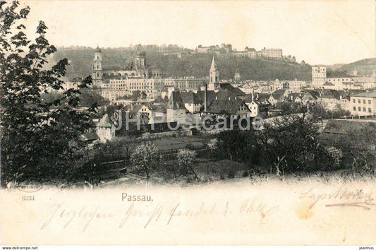 Passau - 6234 - old postcard - 1905 - Germany - used - JH Postcards