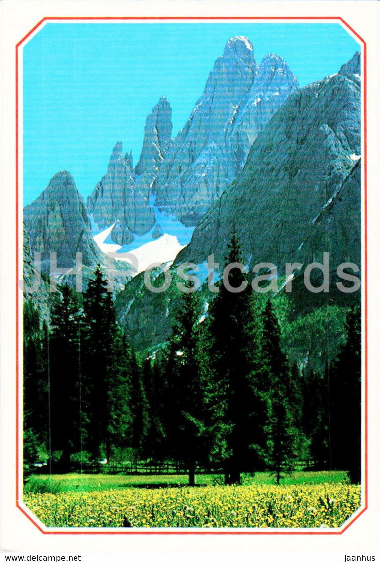 Dolomiti - Piano Fiscalina 1454 m - Cima Dodici 3094 m - Fischleinboden - Zwolferkofel - Italy - unused - JH Postcards