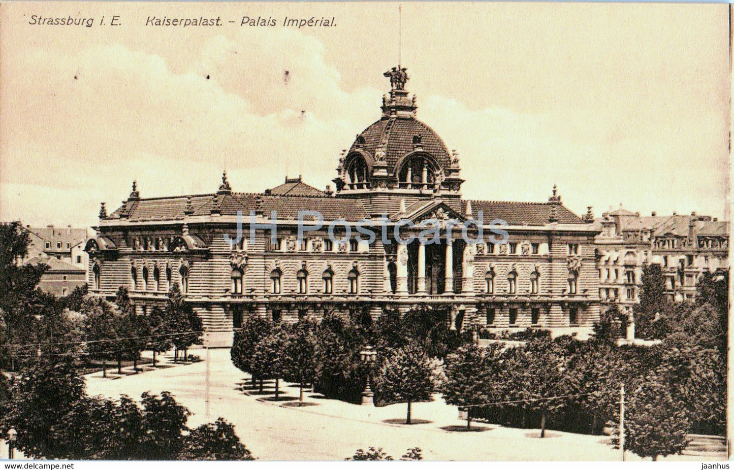 Strassburg i E - Strasbourg - Kaiserpalast - Palais Imperial - 304 - old postcard - France - unused - JH Postcards
