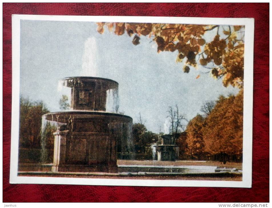Petrodvorets - Roman fountains - fountains - 1955 - Russia - USSR - unused - JH Postcards