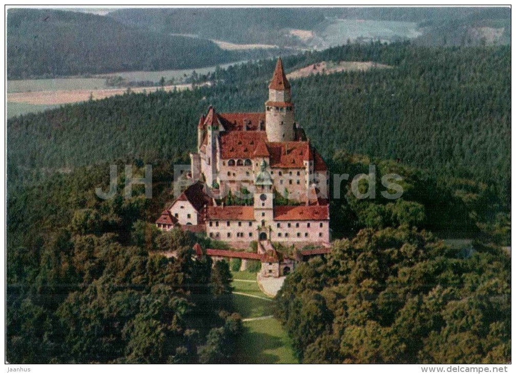 Bouzov Castle - Czechoslovakia - Czech - unused - JH Postcards