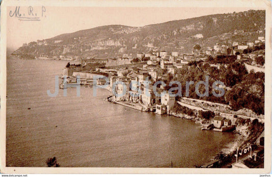 Cote d'Azur - Villefranche - Vue Generale - 175 - old postcard - 1939 - France - used - JH Postcards