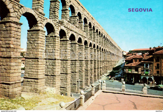 Segovia - El Acueducto - aqueduct - ancient world - 797 - Spain - unused - JH Postcards