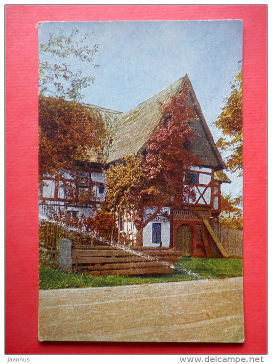 photography - house - haus - serie 168 - Nr. 581 - Germany - circulated in Estonia 1921 - JH Postcards