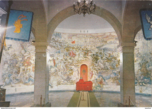 The National Museum Gjergj Kastrioti Scanderbeg - Unity Resistance Hall - Albanian Ottoman Battle -  Albania - unused - JH Postcards