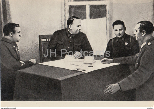 Stalingrad Battle - German field marshal Paulus interrogation - military - 1968 - Russia USSR - unused - JH Postcards