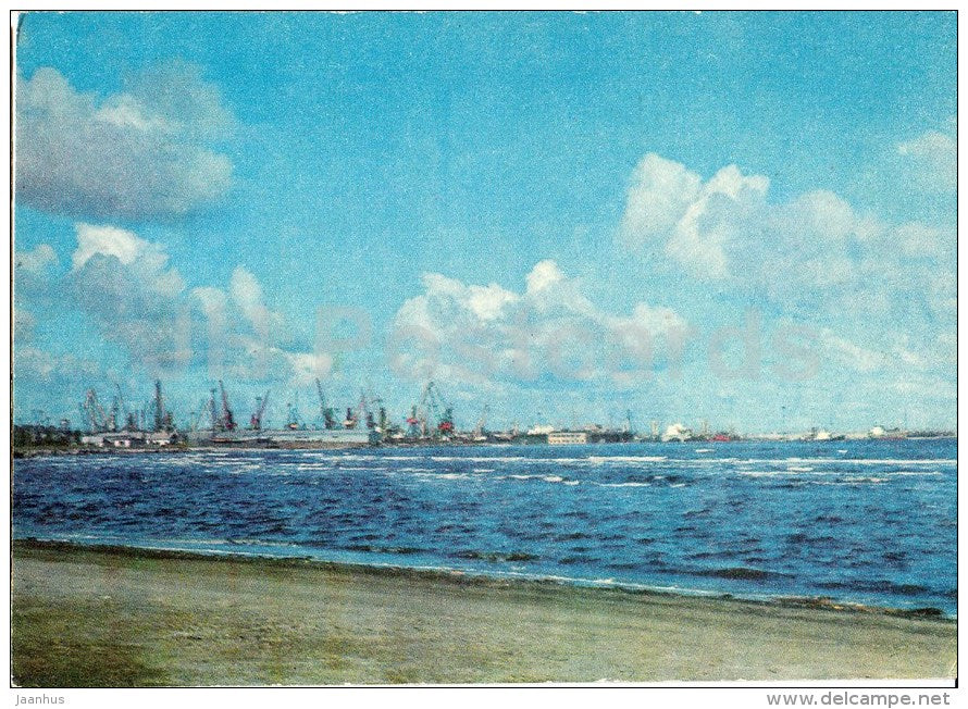 The Port of Tallinn - Tallinn - 1972 - Estonia USSR - unused - JH Postcards