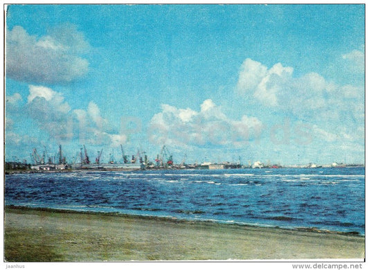 The Port of Tallinn - Tallinn - 1972 - Estonia USSR - unused - JH Postcards