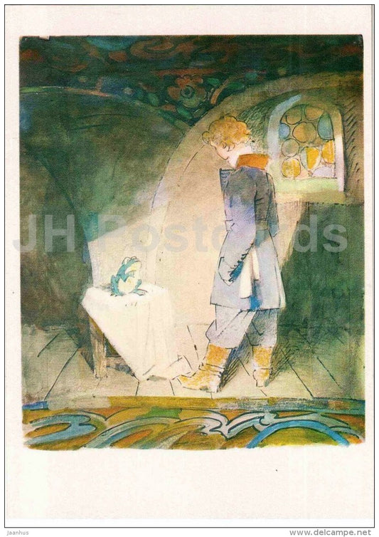 Ivan Tsarevich - Princess Frog - russian fairy tale - 1983 - Russia USSR - unused - JH Postcards
