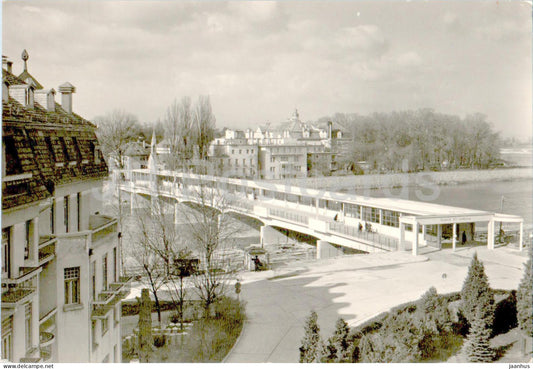 Piestany - Statne kupele - Kolonadovy most - bridge - 1960s - Slovakia - Czechoslovakia - used - JH Postcards