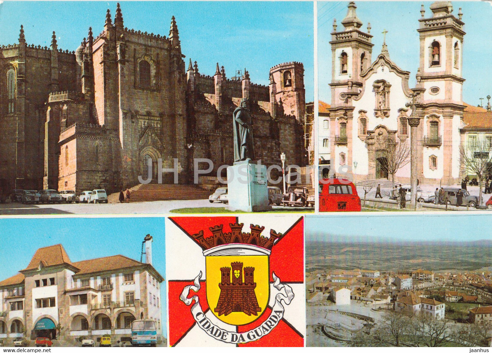Guarda - Cidade da Saude - multiview - 1971 - Portugal - used - JH Postcards