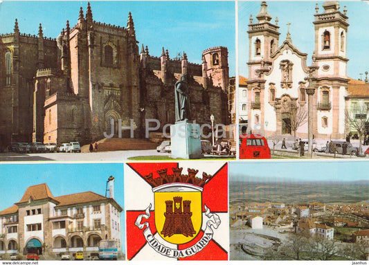 Guarda - Cidade da Saude - multiview - 1971 - Portugal - used - JH Postcards