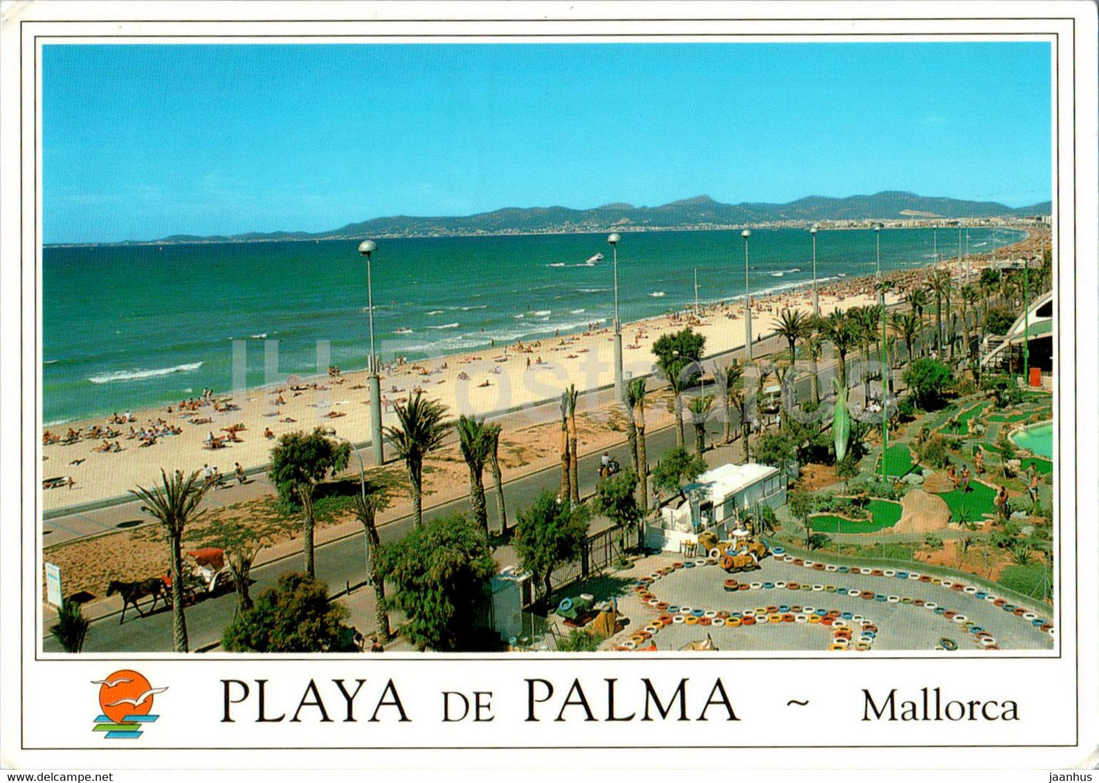 Playa de Palma - Mallorca - beach - 127 - Spain - used - JH Postcards