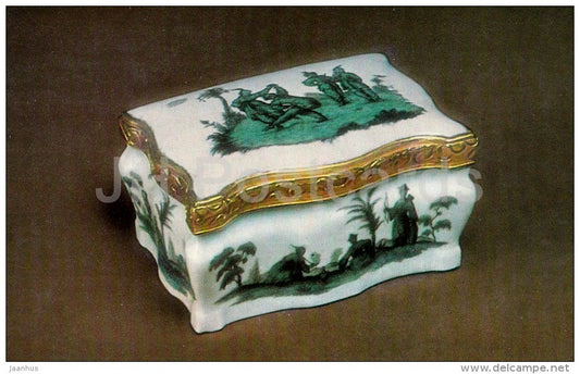 Snuff-Box , 1750s - miniatures in chinoiserie style - Russian Snuff-Boxes in Hermitage - 1985 - Russia USSR - unused - JH Postcards