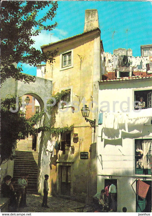 Lisbon - Lisboa - Alfama - Lisboa antiga - Old Lisbon - 1970 - Portugal - used - JH Postcards