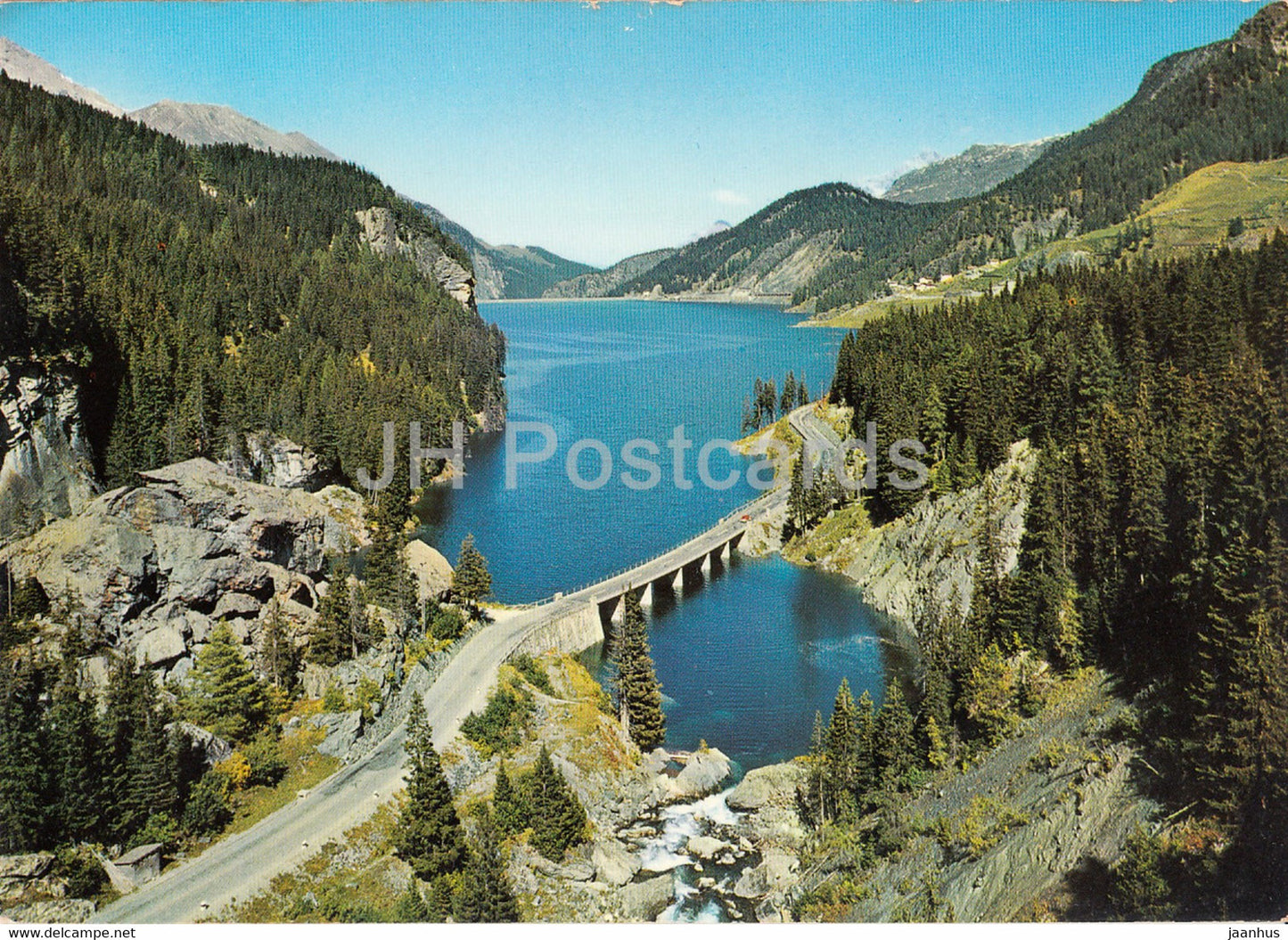 Marmorerasee am Julierpass - 5076 - 1973 - Switzerland - used - JH Postcards