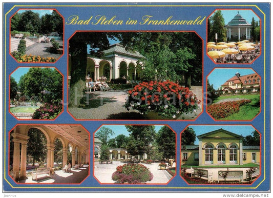 Bad Steben im Frankenwald - Stahl-, Moor-, und Radiumbad - Steb 509 - Germany - 1994 gelaufen - JH Postcards
