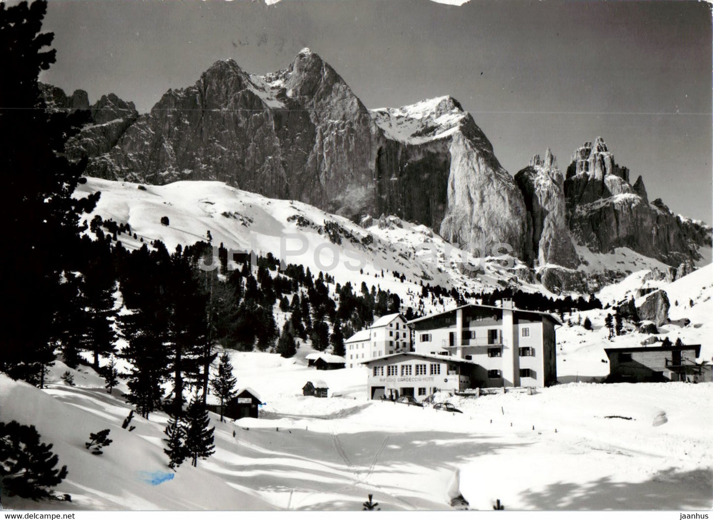 Dolomiti - Rifugio Gardeccia 1940 m - Il Catinaccio - Torri di Vajolet - 1967 - Italy - used - JH Postcards