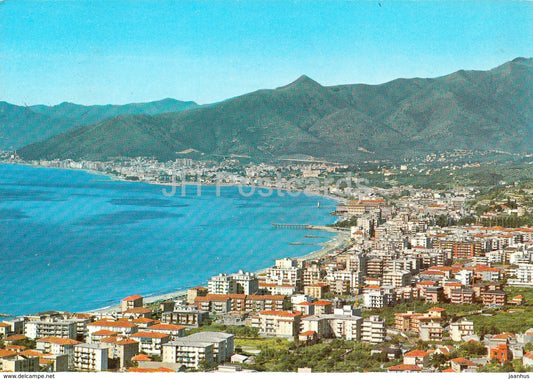 Pietra Ligure - Panorama della costa - view of the coast - 1985 - Italy - used - JH Postcards