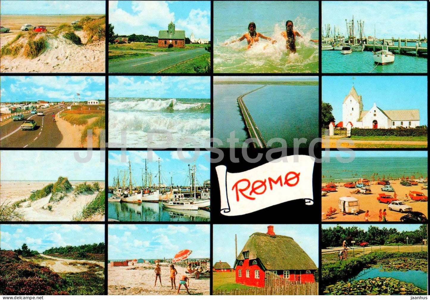 Partier fra Romo - multiview - 931 - Denmark - unused - JH Postcards