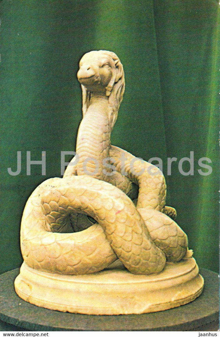 Constanta - The Museum of National Histori and Archaeology - Glykon Snake - 1968 - Romania - used - JH Postcards