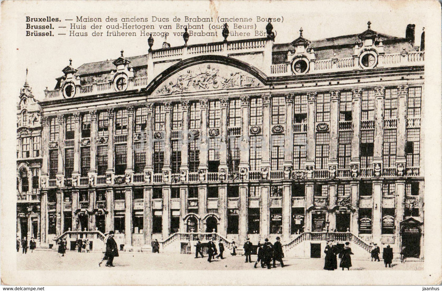 Bruxelles - Brussels - Maison des anciens Ducs de Brabant - ancienne Bourse - old postcard - Belgium - unused - JH Postcards