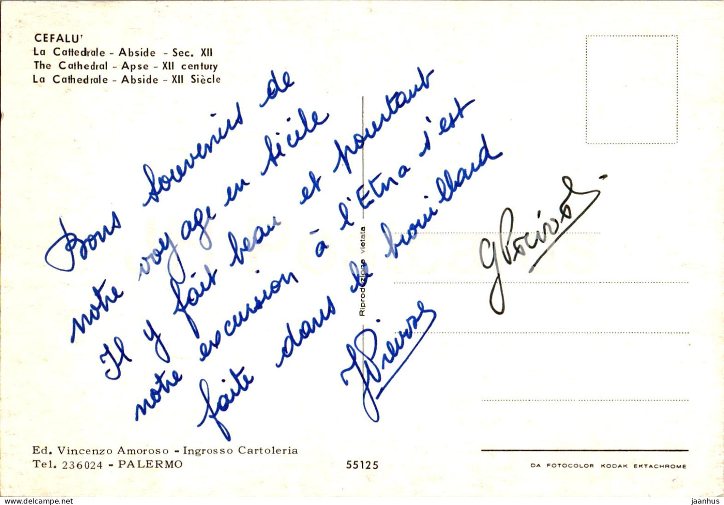 Cefalu - La Cattedrale - Abside - Die Kathedrale - Apsis - 55125 - Italien - gebraucht