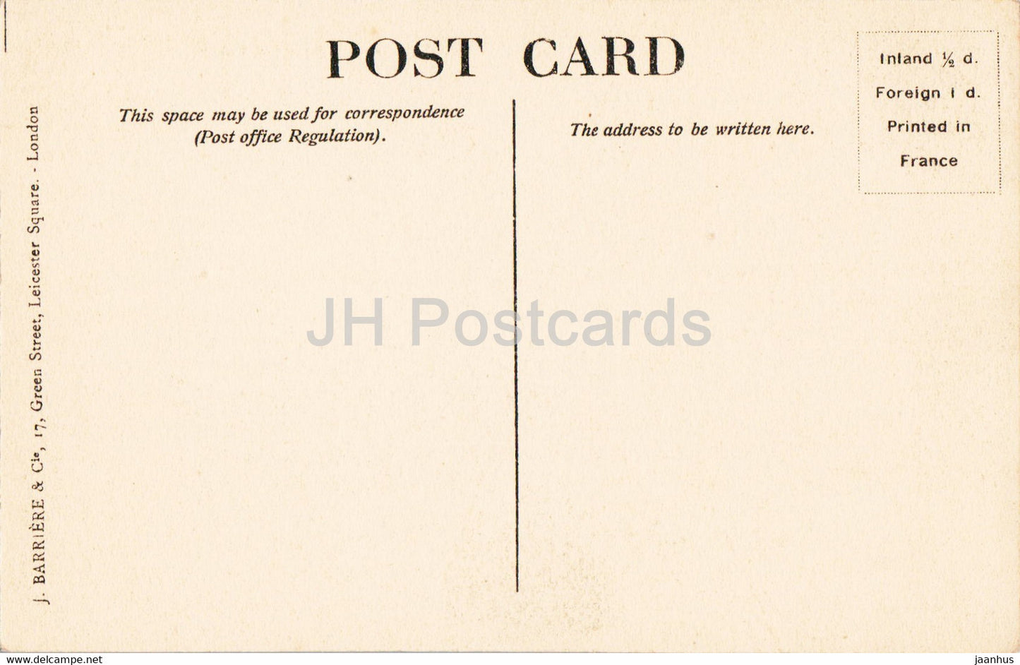 Londres - Les Chambres du Parlement - bateau - carte postale ancienne - Angleterre - Royaume-Uni - inutilisé