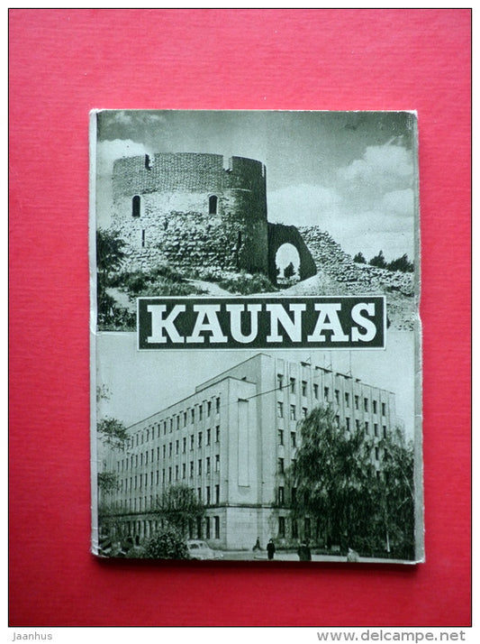 Kaunas - mini Photo Book - Leporello - 1965 - Lithuania USSR - unused - JH Postcards
