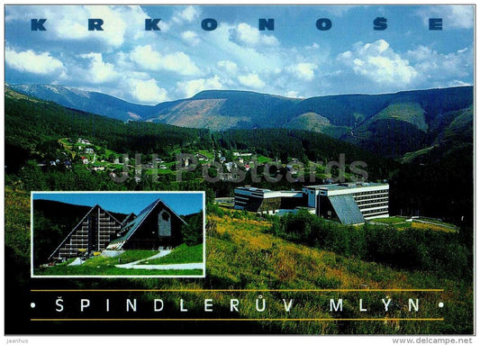 Krkonoše - Spindleruv Mlyn - Riesengebirge - The Giant Mountains - hotel Arnika - Praha - Prague - Czech - used - JH Postcards