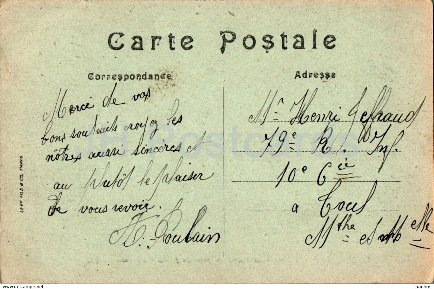 Avranches - La Baie du Mont Saint Michel vue prise du Jardin des Plantes - bay - garden 3 - old postcard - France - used