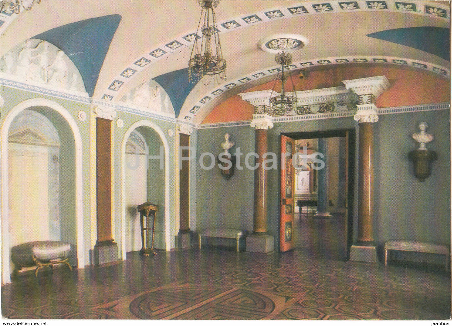 Moscow - Ostankino Palace - Walk-through gallery to the Egyptian pavilion - 1985 - Russia USSR - used - JH Postcards