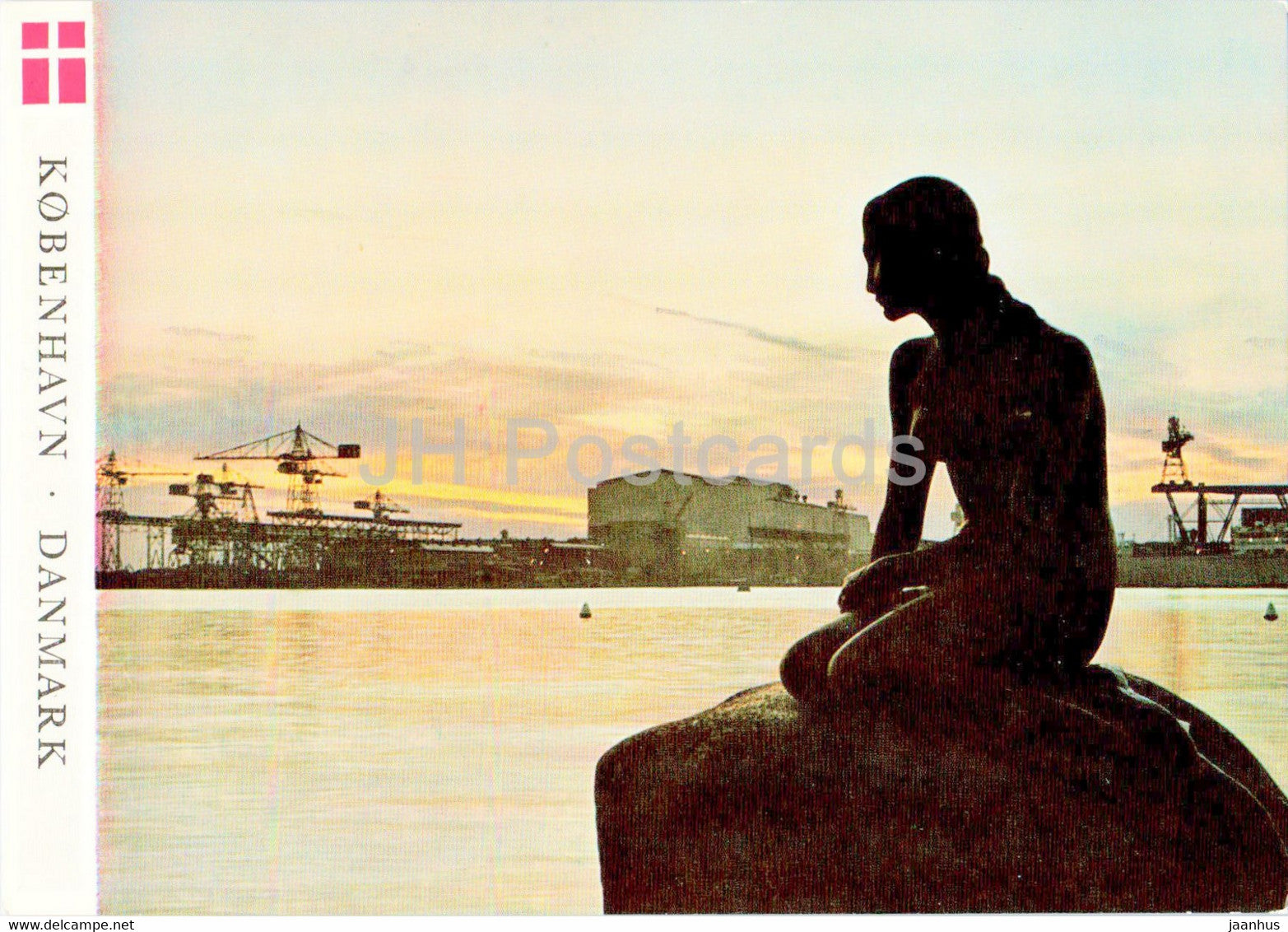 Daybreak in Copenhagen - Little Mermaid - 19 - Denmark - unused - JH Postcards